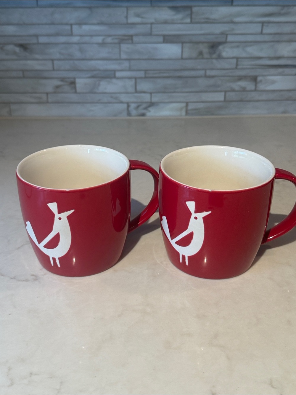 Starbucks 2011 Red Christmas Holiday Coffee Mug w/ Partridge